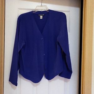 Blouse, Silk, blue, Size M, Brand Savannah